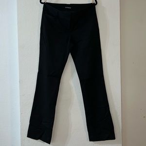 Express Black Straight Leg Slacks